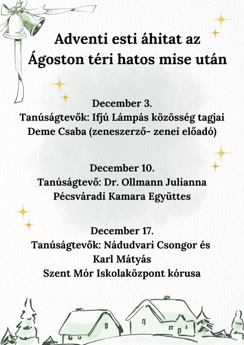 Adventi áhitat Ágoston hatos.jpg